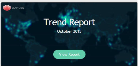 The i3 has honored No. 1 for the trending printers this month in 3DHubs