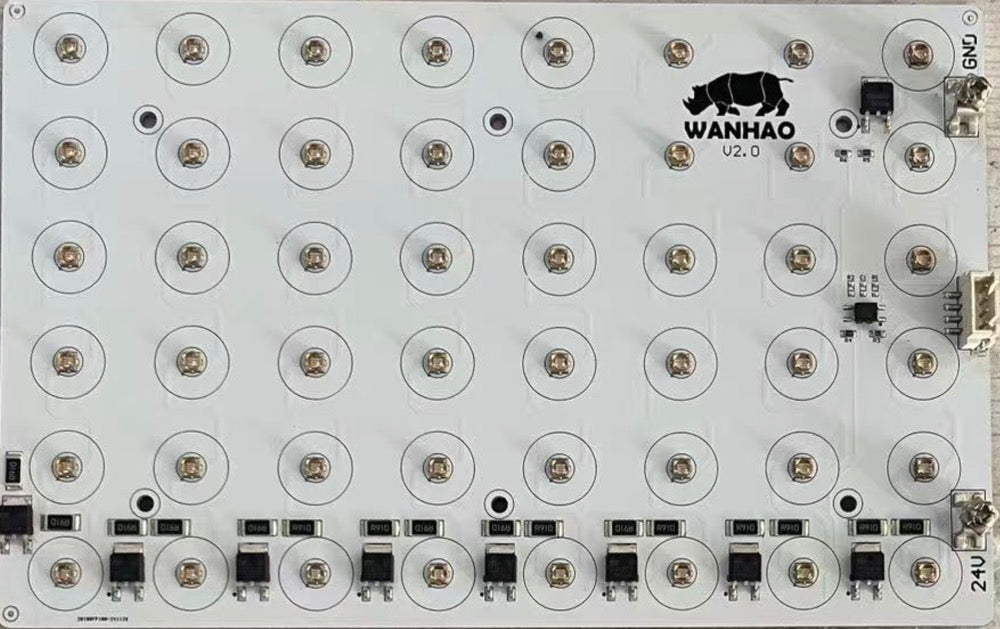 Curing Box UV light board( without lens) version 2.0