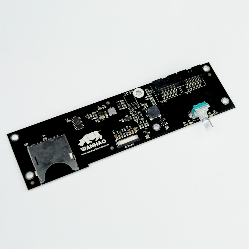 D6- control board & ribbon cable, 30cm with aluminum foil