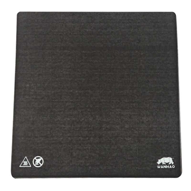 WANHAO D9 MAG MAT IS USED ON CARBON CRYSTAL GLASS PLATE