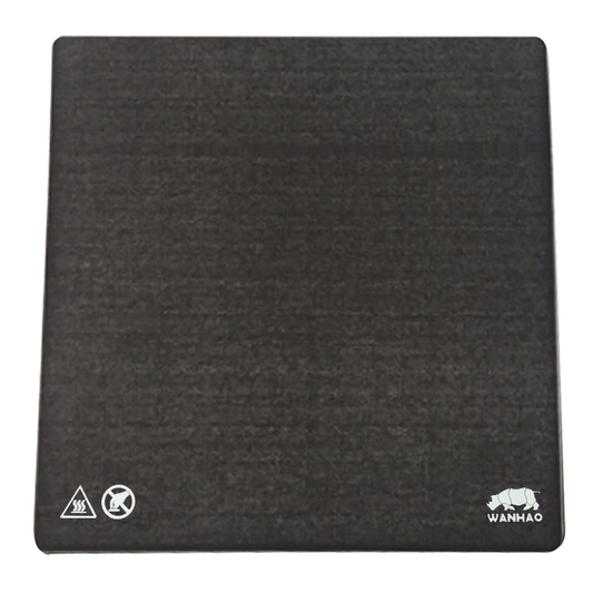 WANHAO D9 MAG MAT IS USED ON CARBON CRYSTAL GLASS PLATE