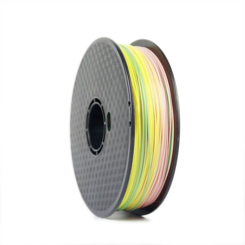 Rainbow Color Mixed color PLA fillaments Multiple Color 1.75mm