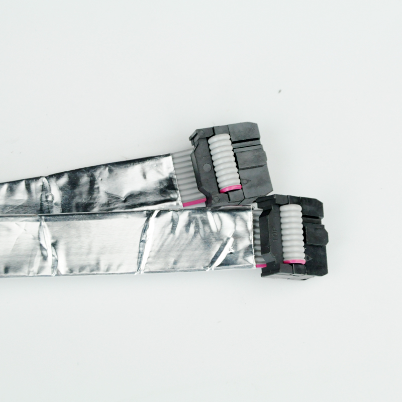 D6- control board & ribbon cable, 30cm with aluminum foil