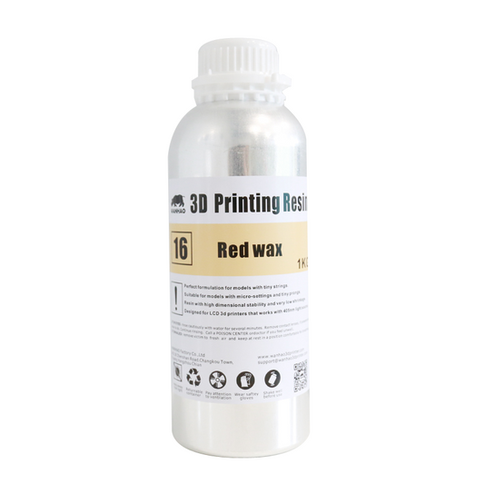 3D Printing Resin Red Wax, 250ml/500ml/1000ml/bottle