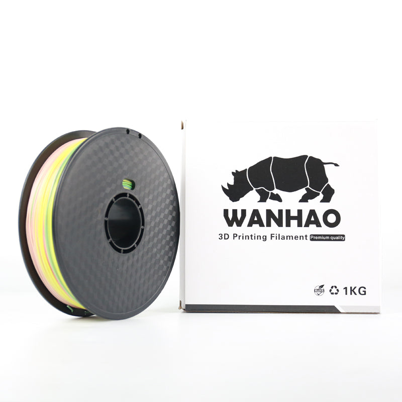 Rainbow Color Mixed color PLA fillaments Multiple Color 1.75mm
