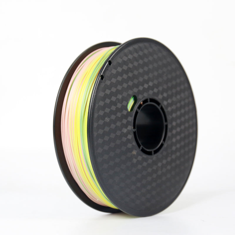 Rainbow Color Mixed color PLA fillaments Multiple Color 1.75mm
