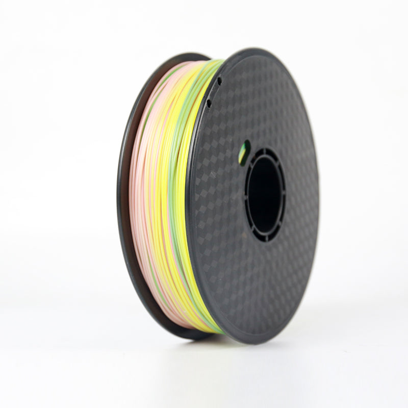Rainbow Color Mixed color PLA fillaments Multiple Color 1.75mm