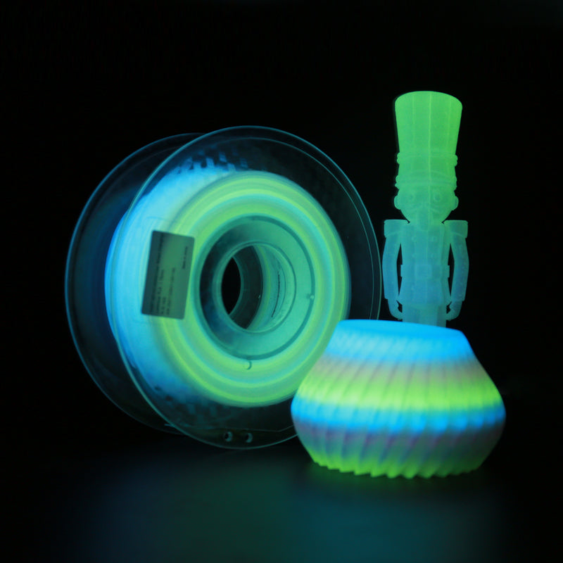 PLA Filament 1.75mm Luminous Rainbow