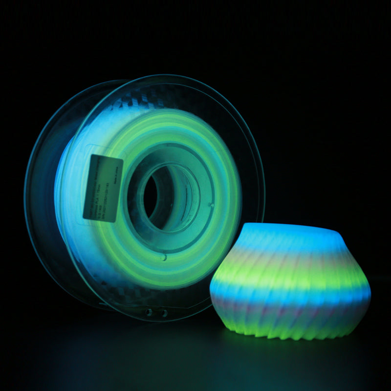 PLA Filament 1.75mm Luminous Rainbow