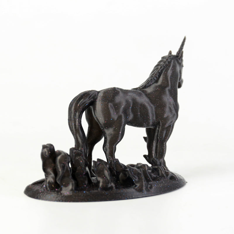 PLA Filament 1.75mm Galaxy glitter black