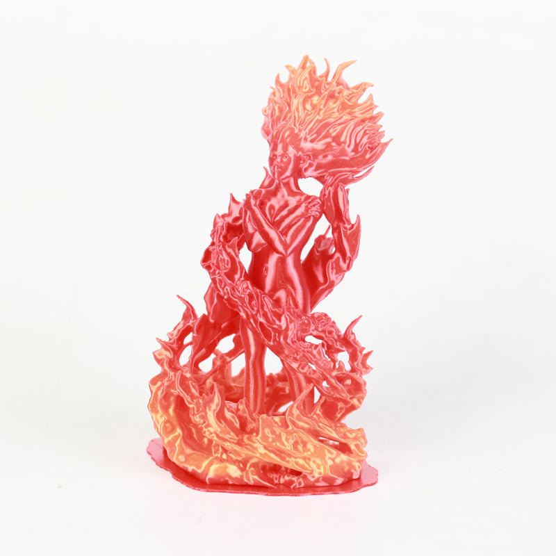 PLA Filament 1.75mm Silk Fire Color