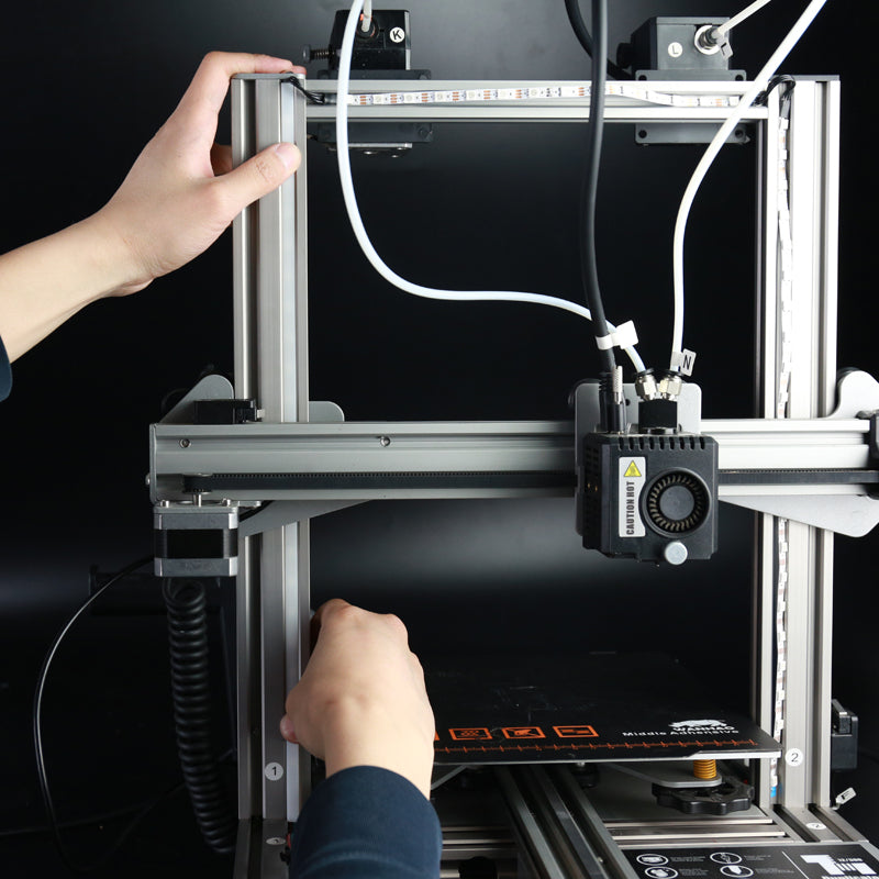 Light Strip LED light for D12 Extruder & X axis & Rainbow