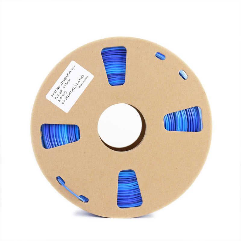 PLA Filament 1.75mm Silk Ice Blue Gardient