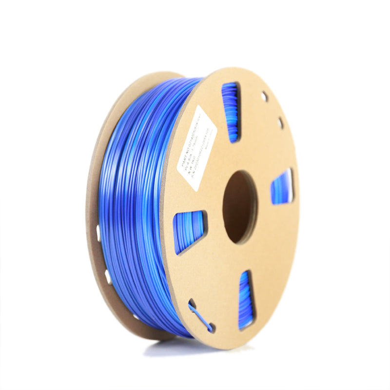 PLA Filament 1.75mm Silk Ice Blue Gardient