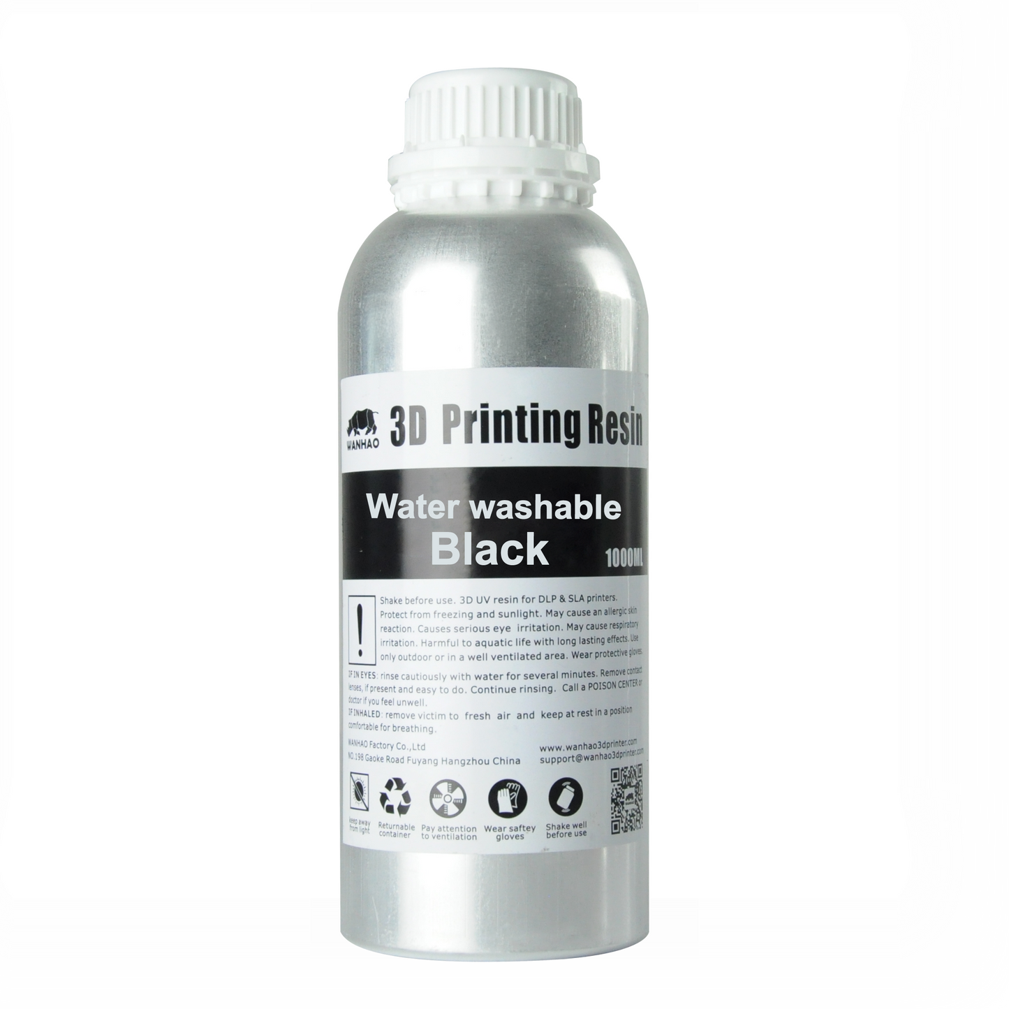 Wanhao Water Washable 3D Printing Resin 500ml