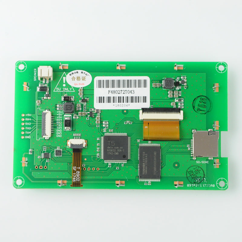 D7 PLUS-4.3 inch touch screen touching plate