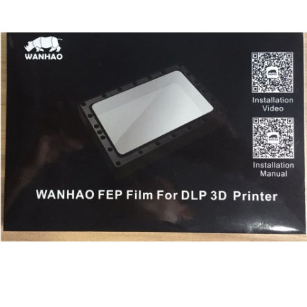 D7/D7 Plus FEP Film Replacement Sheets Size 0.2*130*185mm