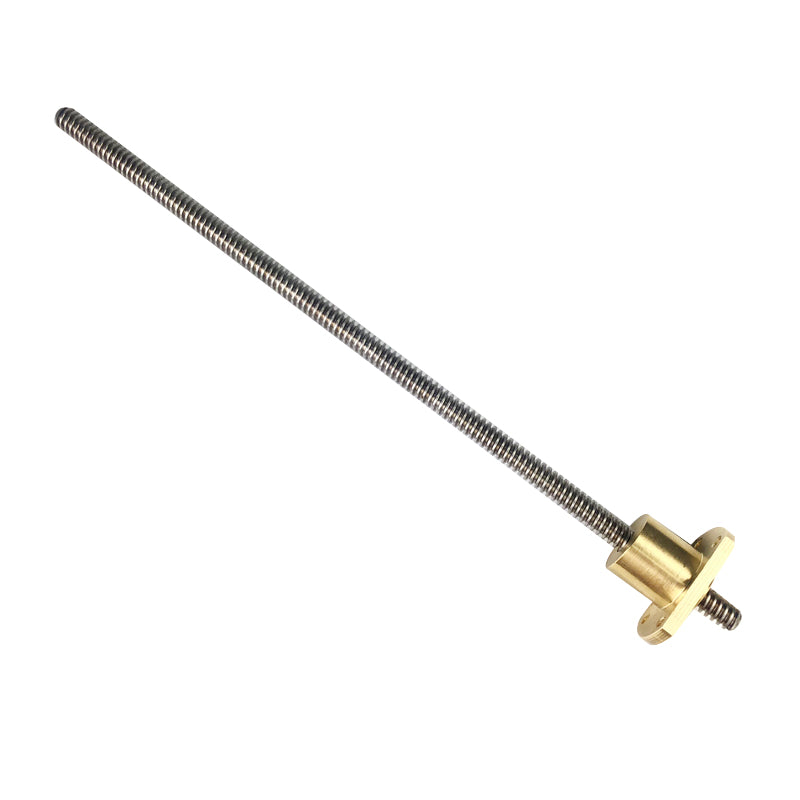 D8-Screw Rod & Clearance reducing nut, 8mm screw with anti back lash nut
