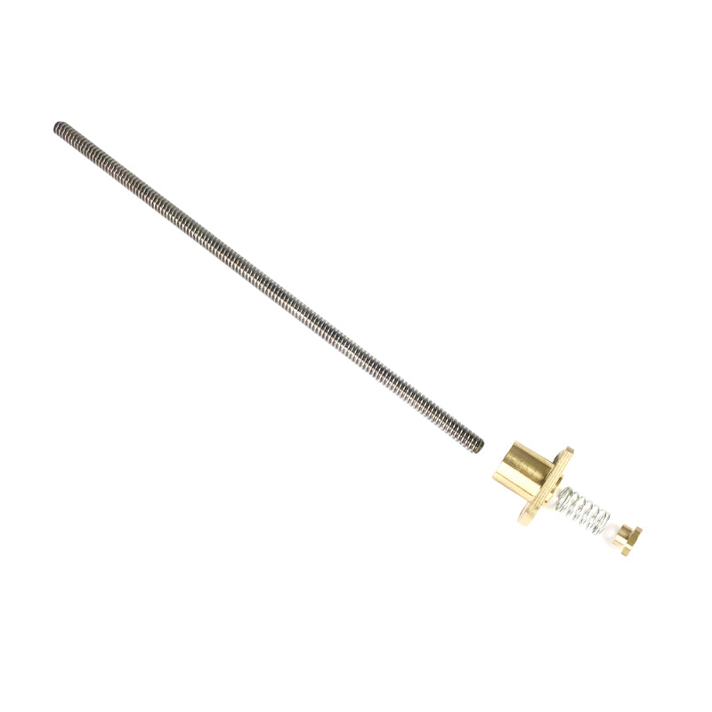 D8-Screw Rod & Clearance reducing nut, 8mm screw with anti back lash nut