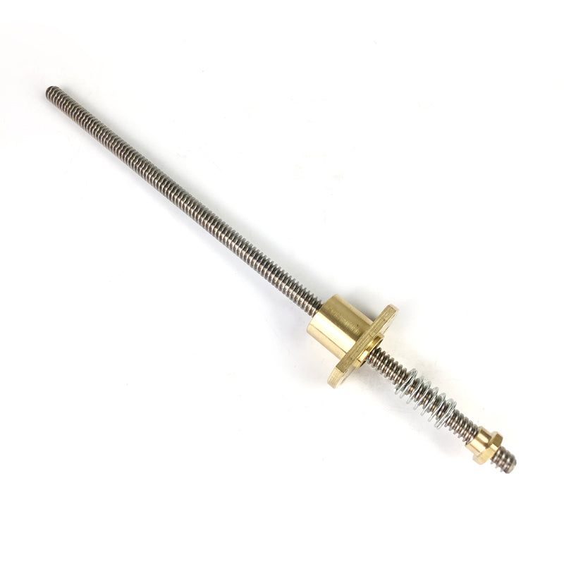 D8-Screw Rod & Clearance reducing nut, 8mm screw with anti back lash nut