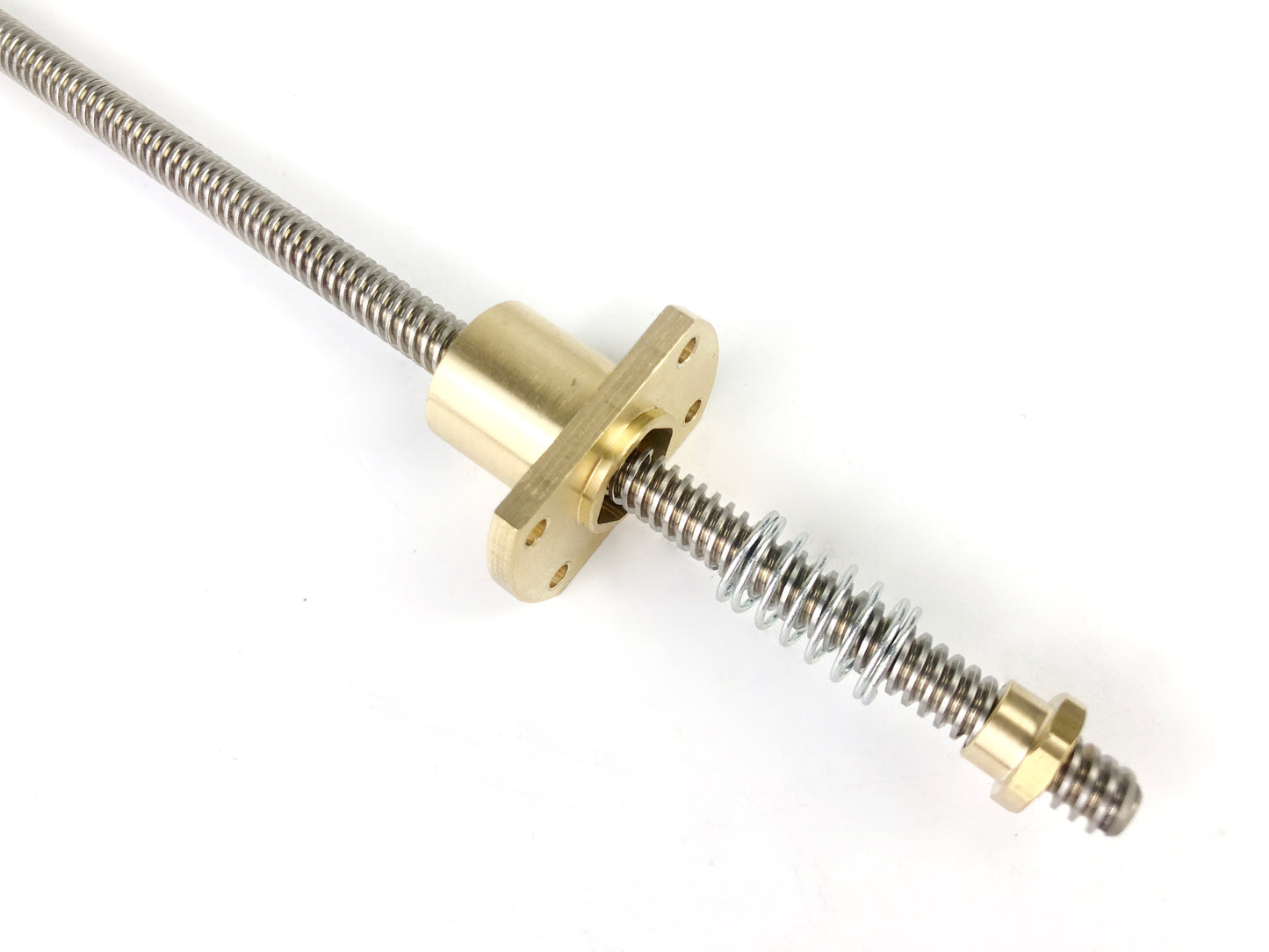 D8-Screw Rod & Clearance reducing nut, 8mm screw with anti back lash nut