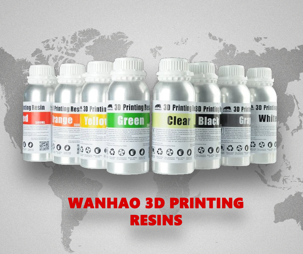 Wanhao Water Washable 3D Printing Resin 250ml