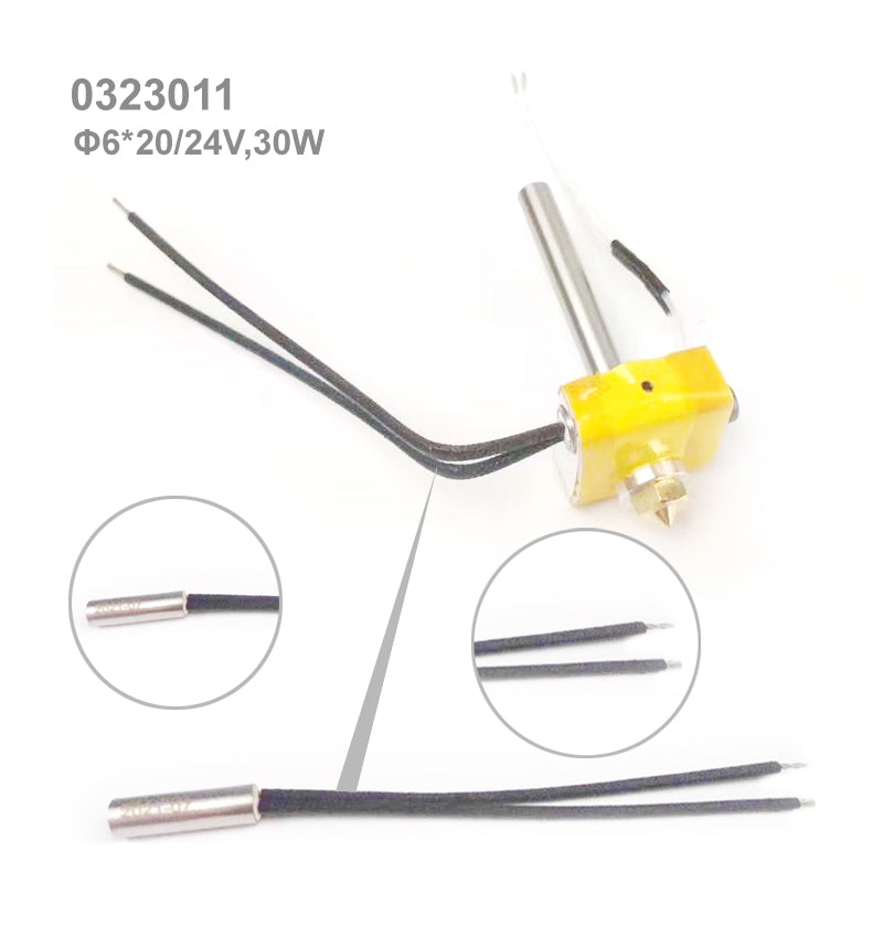 D12 Heating Tube Φ6*20/24V30W