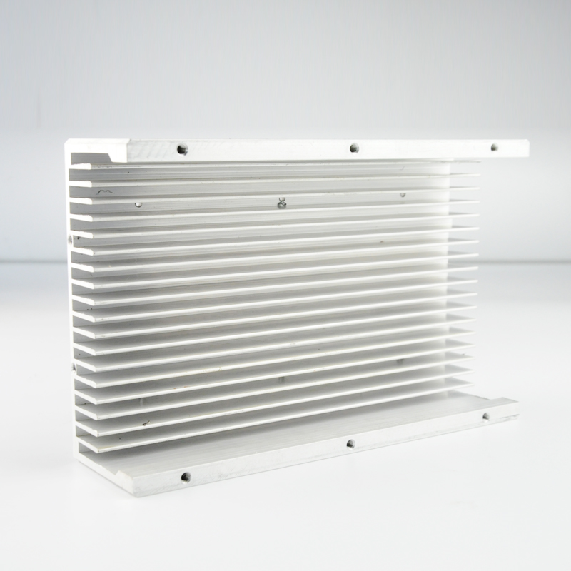 Curing box-cooling fin