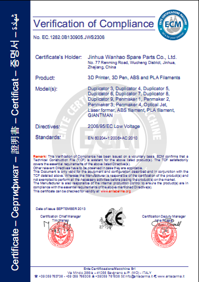 Wanhao Have Already Acquired FCC Certification