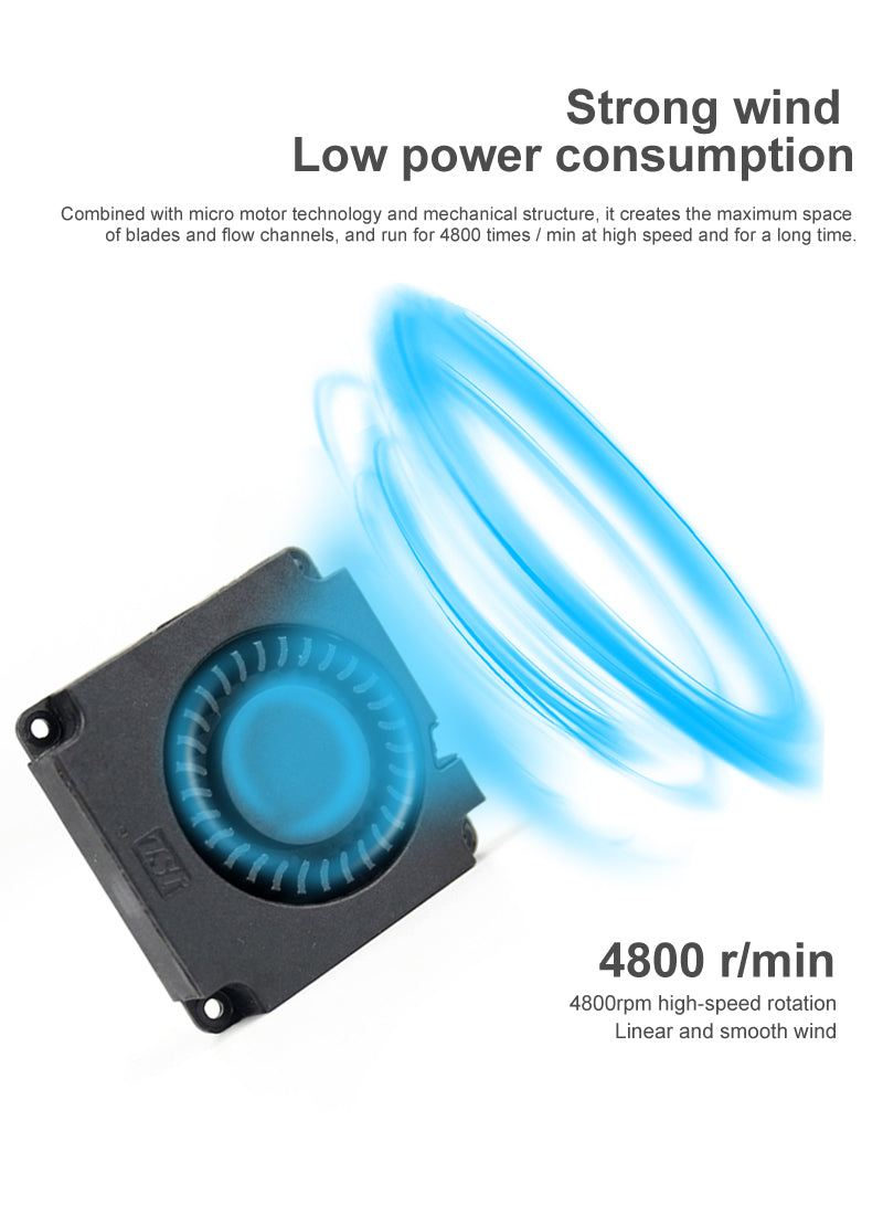 D12 - 230/300/400/500 turbo fan 24V/4010,12cm，filament cooling fan