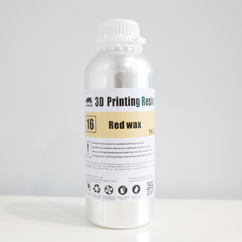 3D Printing Resin Red Wax, 250ml/500ml/1000ml/bottle