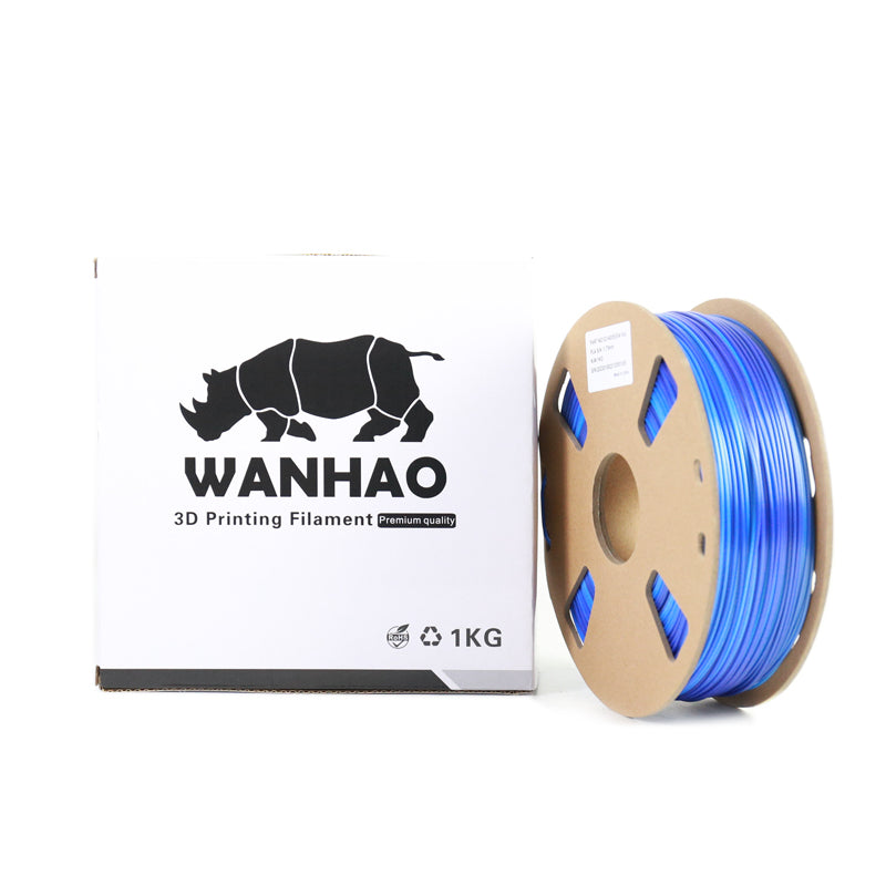 PLA Filament 1.75mm Silk Ice Blue Gardient – WANHAO