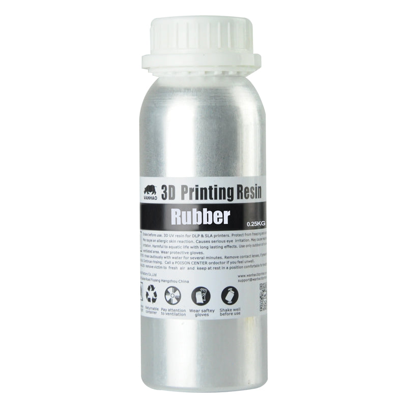 3D Printing Resin Rubber Resin Flexible Resin 250ml/500ml/1000ml/bottle