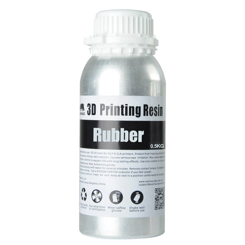 3D Printing Resin Rubber Resin Flexible Resin 250ml/500ml/1000ml/bottle