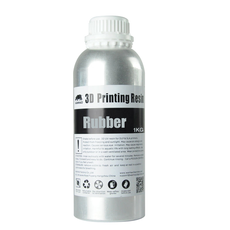 3D Printing Resin Rubber Resin Flexible Resin 250ml/500ml/1000ml/bottle