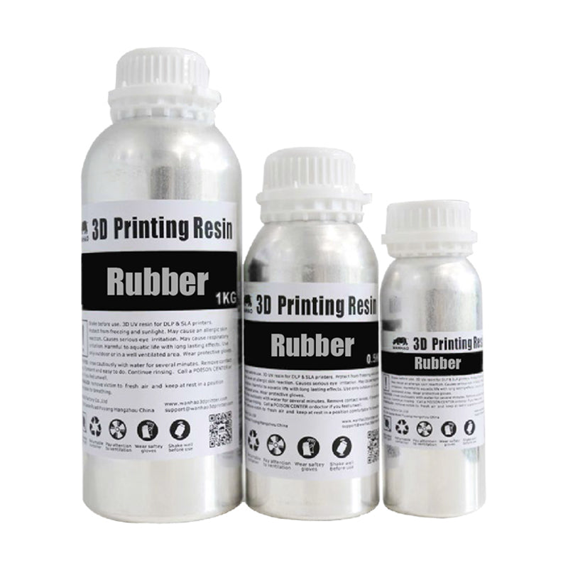 3D Printing Resin Rubber Resin Flexible Resin 250ml/500ml/1000ml/bottle