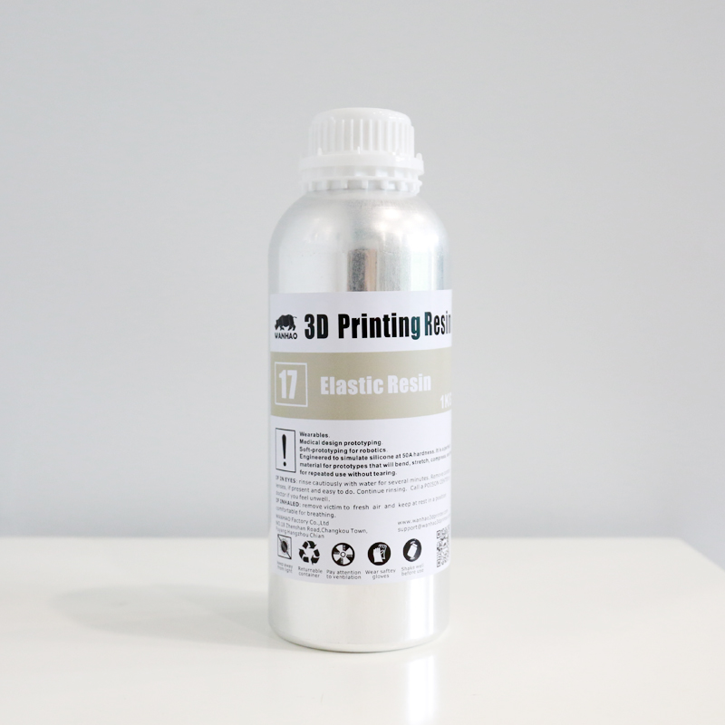 3D Printing Resin High Tenacity Resin, Elastic Resin, Gray Color, 250ml/500ml/1000ml/bottle